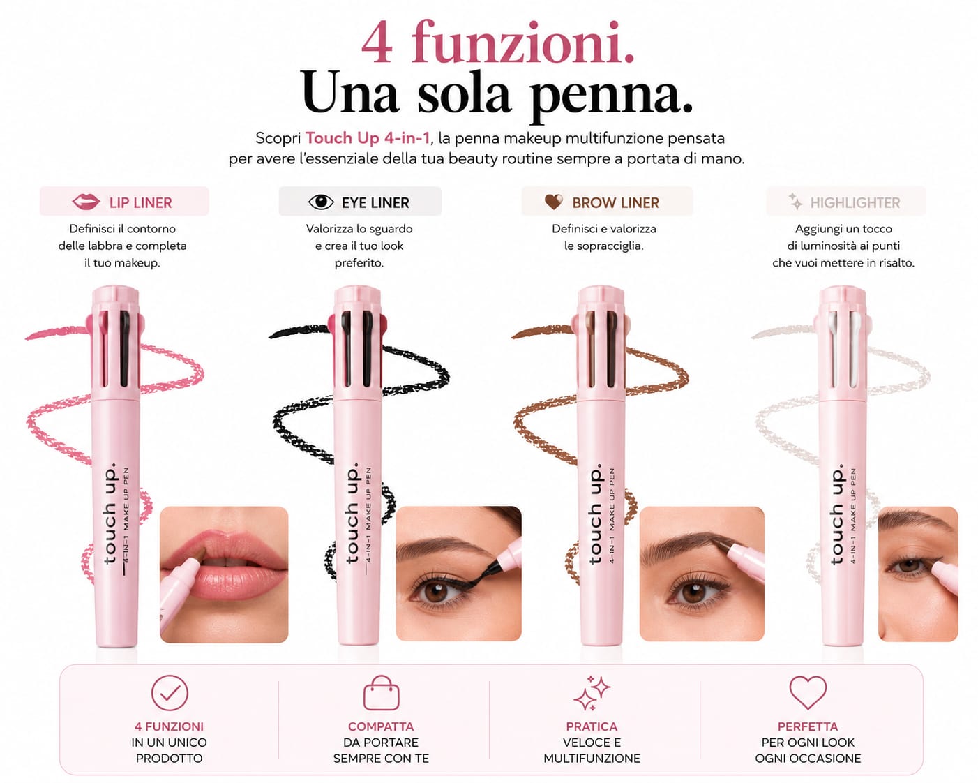 GlowPen™ 4-in-1 – Matita Makeup Multifunzione